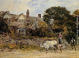 Heywood Hardy Canvas Paintings - The Herdsmans Greeting
